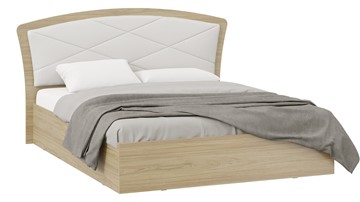 Кровать 2-спальная с подъемным механизмом Сэнди Тип 1 без заглушины (Вяз благородный/Белый) в Ульяновске