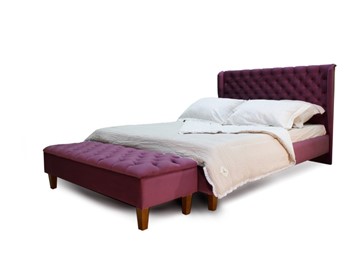 Кровать без механизма 2х-спальная Моника 2 с высокими ножками 2200х2150 мм в Ульяновске