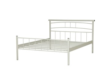 Двухспальная кровать 42.25 ТОКИО, металл белый в Ульяновске