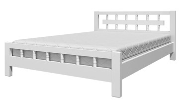 Двуспальная кровать Натали-5 (Белый Античный) 160х200 в Ульяновске
