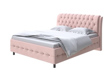 1,5-спальная кровать Como (Veda) 4 140х200, Велюр (Ultra Розовый мусс) в Ульяновске