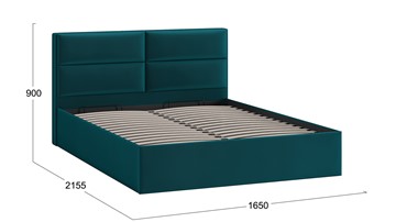 Кровать с механизмом Глосс Тип 1 (Велюр Confetti Izumrud) в Ульяновске - предосмотр 1