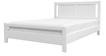 Спальная кровать Ванесса из массива сосны (Белый Античный) 140х200 в Ульяновске - предосмотр
