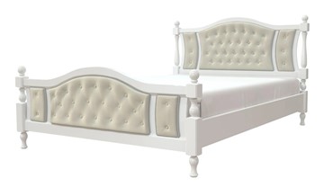 Кровать 1.5-спальная Жасмин (Белый античный) 140х200 в Ульяновске