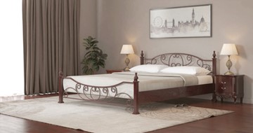 Спальная кровать Барон 140*190 с основанием в Ульяновске