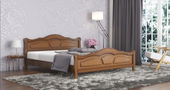 Кровать 2-спальная Легенда 160*200 с основанием в Ульяновске - изображение