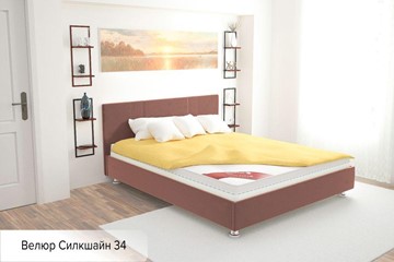 Спальная кровать Вена 140х200 (с основанием) в Ульяновске - предосмотр 1