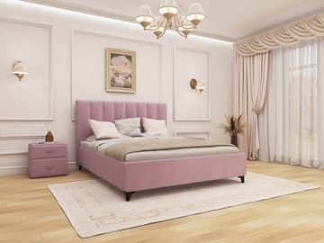 Кровать 1,5-спальная с подъемным механизмом Венеция 1200, Розовый в Ульяновске - предосмотр 1