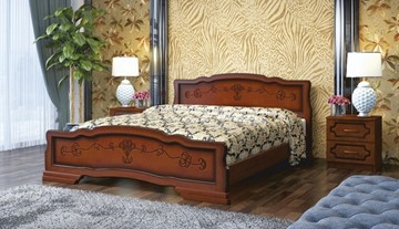 Двуспальная кровать Карина-6 (Орех) 180х200 в Ульяновске