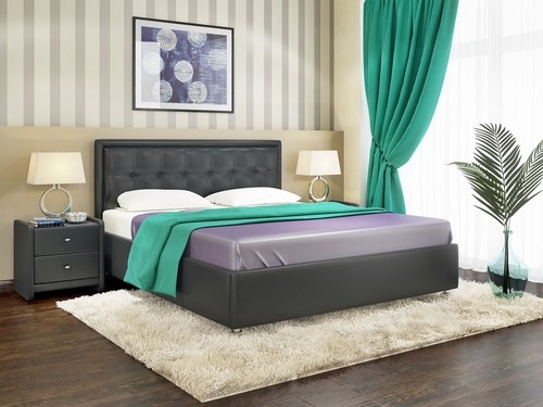 Спальная кровать Amelia размер 160*200 с основанием в Ульяновске - изображение