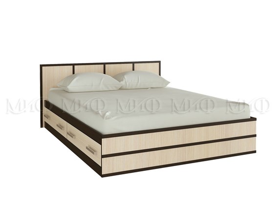 Кровать полуторная Сакура 1400 с ящиками в Ульяновске - изображение