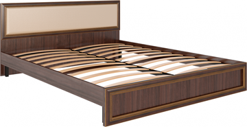 Кровать Беатрис М10 с мягким изголовьем (Орех Гепланкт) в Ульяновске