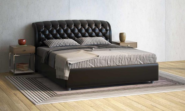 Спальная кровать Venezia 90х200 с основанием в Ульяновске - изображение
