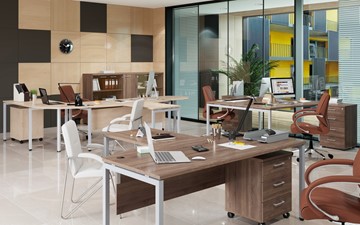 Набор мебели в офис Xten S 1 - один стол с приставным брифингом в Ульяновске - предосмотр