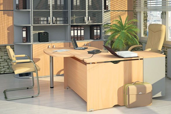 Набор мебели в офис Милан для руководителя отдела в Ульяновске - изображение