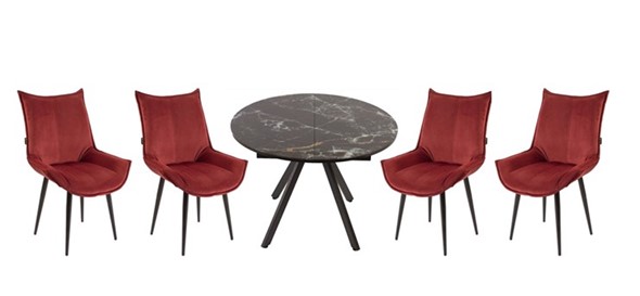 Набор мебели стол Олимп, 4 стула Осло в Ульяновске - изображение