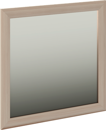 Навесное зеркало Глэдис М29 (Шимо светлый) в Ульяновске - изображение