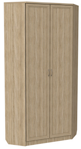Шкаф 401 угловой со штангой, цвет Дуб Сонома в Ульяновске - предосмотр