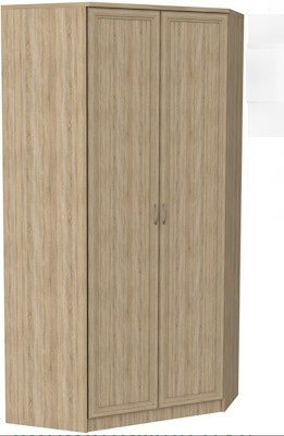 Шкаф 403 несимметричный, цвет Дуб Сонома в Ульяновске - изображение