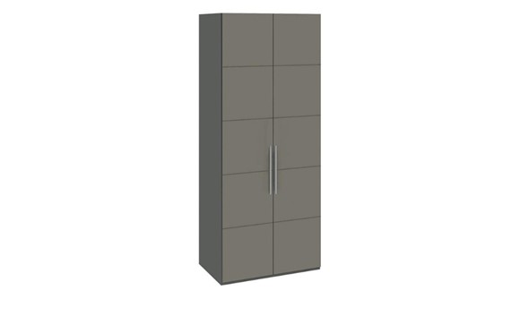 Шкаф Наоми с 2-мя дверями, цвет Фон серый, Джут  СМ-208.07.03 в Ульяновске - изображение