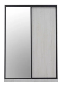 Шкаф с зеркалом Ивару Винтер-6.16, винтерберг/темно-серый в Ульяновске