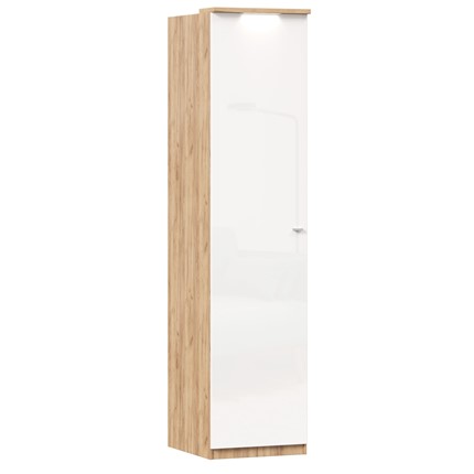 Шкаф одностворчатый Фиджи ЛД 659.224, белый в Ульяновске - изображение