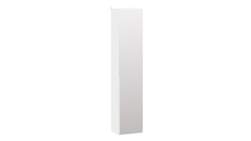 Шкаф для белья с 1 зеркальной дверью Порто (366) СМ-393.07.212 (Белый жемчуг/Белый жемчуг) в Ульяновске