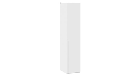 Шкаф для белья Порто (580) СМ-393.07.001 (Белый жемчуг/Белый софт) в Ульяновске - изображение
