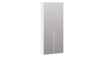 Шкаф с 2 зеркальными дверями Порто (366) СМ-393.07.224 (Белый жемчуг/Белый жемчуг) в Ульяновске