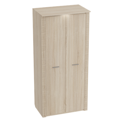 Шкаф двухдверный Элана, Дуб сонома в Ульяновске - изображение