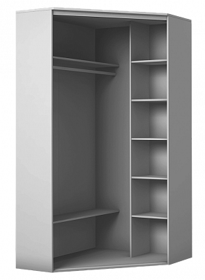 Угловой шкаф 2200х1103х1103, ХИТ У-22-4-11, белая шагрень в Ульяновске - изображение 1