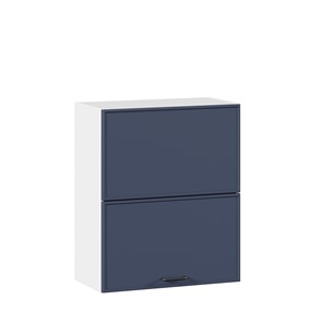 Горизонтальный кухонный шкаф 600 комбинированный Индиго ЛД 298.970.000.125, Белый/Тёмно-синий в Ульяновске