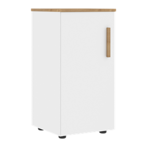 Низкий шкаф колонна с глухой дверью левой FORTA Белый-Дуб Гамильтон FLC 40.1 (L) (399х404х801) в Ульяновске - предосмотр