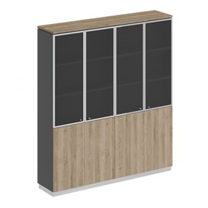 Шкаф для документов со стеклянными дверьми Speech Cube (180.2x40x203.4) СИ 315 ДС АР ДС/ХР в Ульяновске