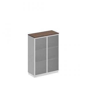 Шкаф для документов средний стекло в рамке Speech Cube (90x40x124.6) СИ 319 ДГ БП ХР в Ульяновске