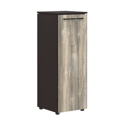 Шкаф колонна MORRIS Дуб Базель/Венге Магия MMC 42.1 (429х423х1188) в Ульяновске - изображение