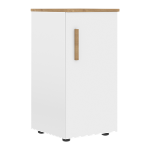 Низкий шкаф колонна с правой дверью FORTA Белый-Дуб Гамильтон FLC 40.1 (R) (399х404х801) в Ульяновске