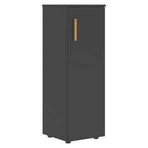 Средний шкаф колонна с правой дверью FORTA Черный Графит  FMC 40.1 (R) (399х404х801) в Ульяновске