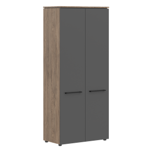 Шкаф гардероб с глухими дверьми MORRIS TREND Антрацит/Кария Пальмира MCW 85 (854х423х1956) в Ульяновске