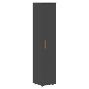 Высокий шкаф с глухой дверью колонна FORTA Черный Графит  FHC 40.1 (L/R) (399х404х1965) в Ульяновске