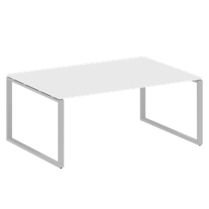 Стол для переговорки БО.ПРГ-1.5 (Серый/Белый) в Ульяновске