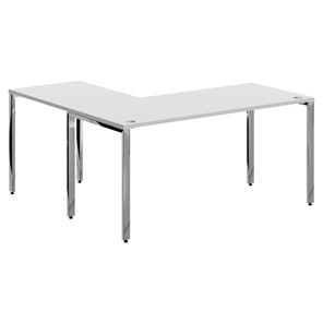 Письменный угловой  стол для персонала правый XTEN GLOSS  Белый XGCT 1615.1 (R) (1600х1500х750) в Ульяновске