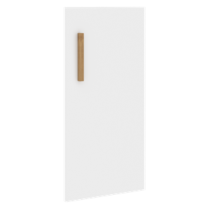 Дверь для шкафа низкая правая FORTA Белый FLD 40-1(R) (396х18х766) в Ульяновске