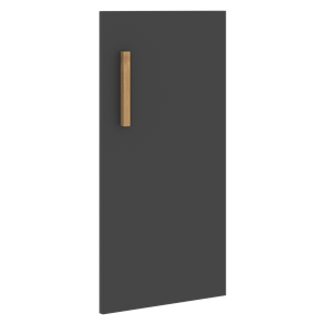 Дверь для шкафа низкая правая FORTA Черный Графит FLD 40-1(R) (396х18х766) в Ульяновске