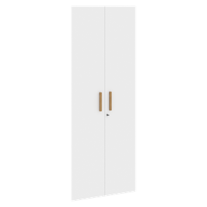 Двери для шкафов высокие с замком FORTA Белый FHD 40-2(Z)  (794х18х1932) в Ульяновске