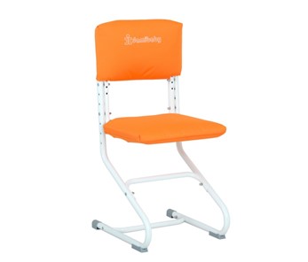 Комплект чехлов на сиденье и спинку стула СУТ.01.040-01 Оранжевый, Замша в Ульяновске