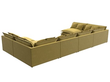 П-образный диван Лига-040, Желтый (микровельвет) в Ульяновске - предосмотр 5