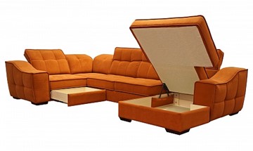 Угловой диван N-11-M (П1+ПС+УС+Д2+Д5+П1) в Ульяновске - предосмотр 1