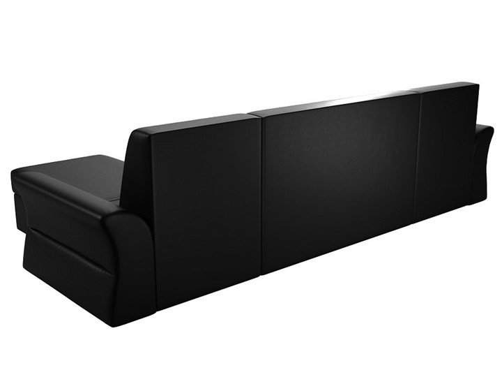 Большой П-образный диван Клайд, Черный (Экокожа) в Ульяновске - изображение 4