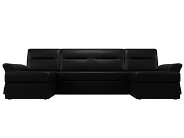 Большой П-образный диван Клайд, Черный (Экокожа) в Ульяновске - предосмотр 7